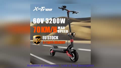 ❤️ Warehouse In Europe 3200W 60V Electric Scooter X-Tron X10Pro Max 70km/h Dual Drive Kick Scooter