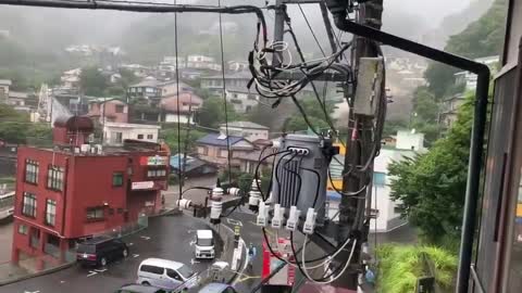 Landslide in Japan watch this