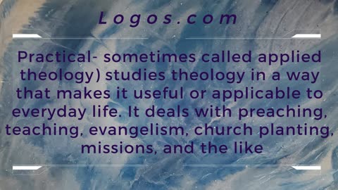 Biblical Definition Day: Theology