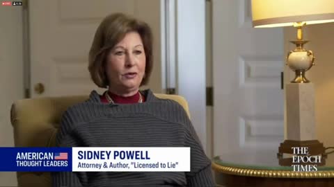 NEW Sidney Powell (FULL): Epoch Times Interview