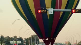 Hot Air Balloon Stops Traffic With Unscheduled Landing