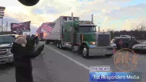 The People's Convoy - Day #9 - Indiana to Ohio in under 20 minutes; Clipped