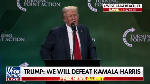 Trump: Four months from now we’re going to defeat Kamala Harris