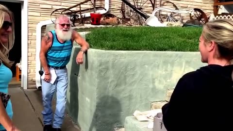 Best Grandpa reaction to baby announcement