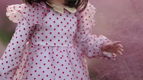 baby wearing super cute dress