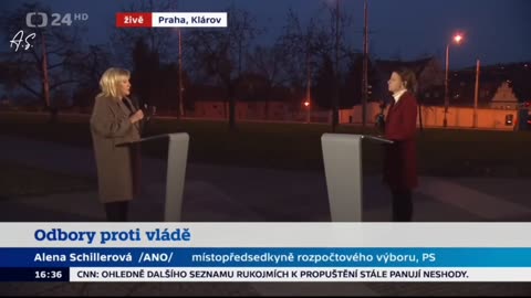 Alena Schillerová - Premiér se před požadavky protestujících ukryl do kravína bratra vicepremiéra