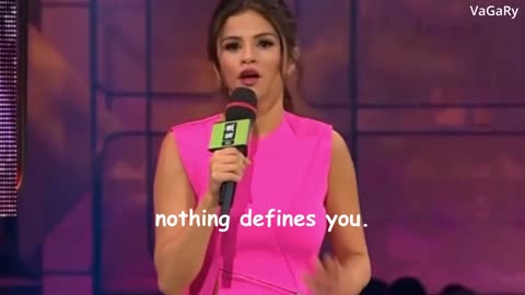 Selena Gomez: Beleave in your self | Motivational Speaker with English subtitles