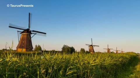 Dutch Windmills at Kinderdijk