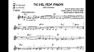 The Girl from Ipanema - Antonio Carlos Jobim Jazz Play Along