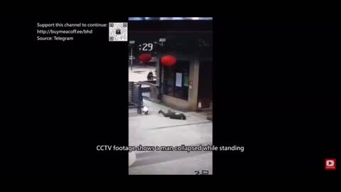 WuHan Man Falling in Street (Fake)