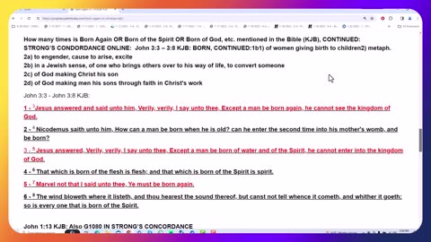 Born Again vs Christian KJB or KJV