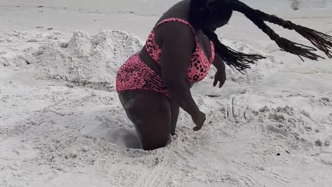 Silly Fun Time at the Beach