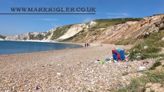 Worbarrow Bay and Pondfield Cove, part of the Jurassic Coast in England