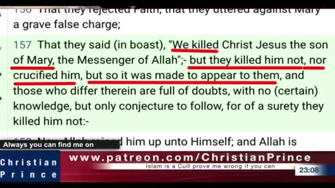 How Quran confirms Christ crucifixion & Resurrection