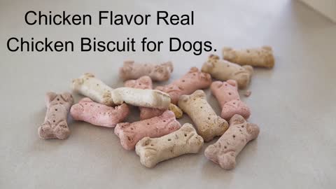 Dog Food # Chicken Flavour Real Chicken Biscuit # feed for pet dog