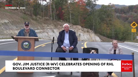 West Virginia Gov. Jim Justice Attends Ribbon Cutting Ceremony For Boulevard Connector