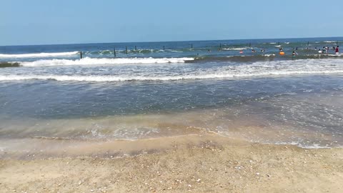 Big Water Waves In Ras El Bar Beach