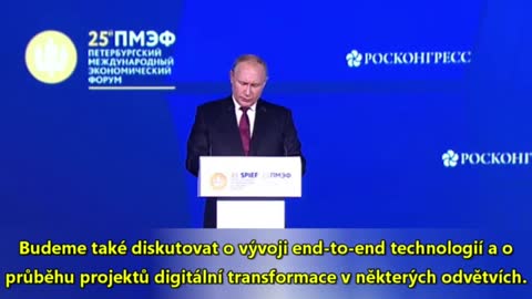 Exkluzivní překlad projevu Vladimira Putina na ekonomickém fóru SPIEF 2022 v Petrohradu