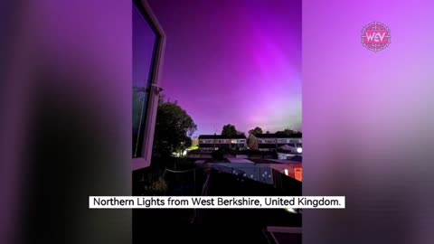 ***Solar Storm Lights Up the Night: Aurora Borealis Dazzles Across the Globe***