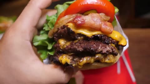 This is New York American style!! Grilled Cheese Burger / Korean Street Food