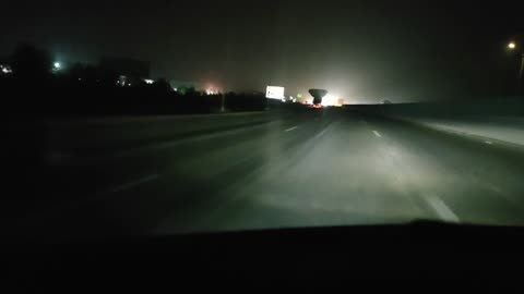 Driving in Night (Time lapse)