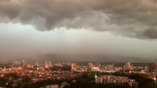 tormenta eléctrica en Bucaramanga