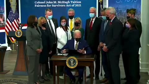 Biden Signs the Bill: ‘I’m Not Going to Read It All, I’ll Just Sign It’