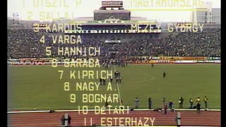 Magyarország - Brazília labdarúgó mérkőzés - Népstadion (1986. 03. 16.)