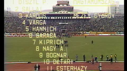 Magyarország - Brazília labdarúgó mérkőzés - Népstadion (1986. 03. 16.)