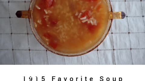 1915 Favorite Soup