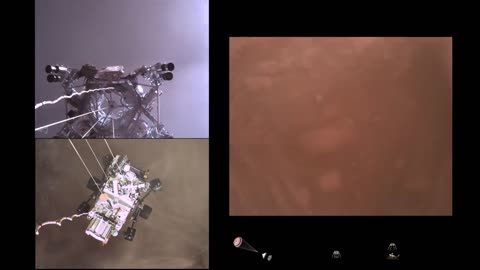 Perseverance Rover's Descent and Touchdown on Mars (Official NASA Video