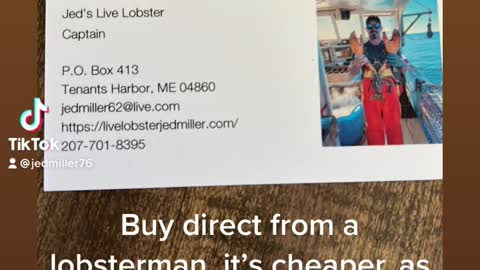 Eat Maine lobster