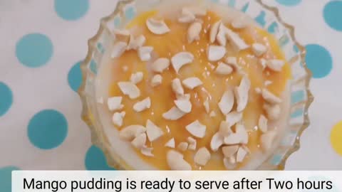 How to do Mango Pudding
