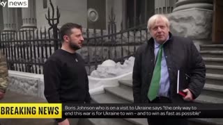 Boris Johnson spotted in Ukraine