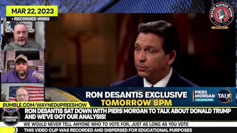 DeSantis Sat Down With Piers Morgan And Went There With Donald Trump