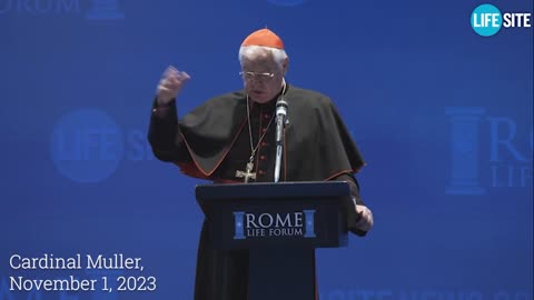 Prince of the church Cardinal Muller calls OUT Klaus Shwab and Yuval Noah Harari and Pope Francis