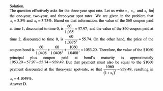 Exam FM exercise for July 3, 2022