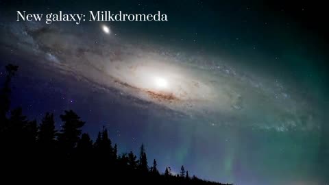Our milky way is on collision