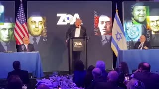 President Trump Speaks at the ZOA gala