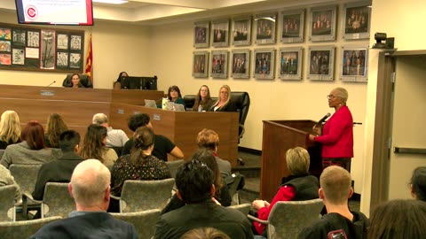 VD4-4 Citizens speaking Regarding Patti Serrano Chandler Board Meeting