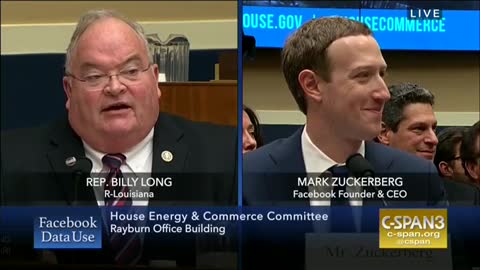 Rep. Billy long questions Mark Zuckerberg