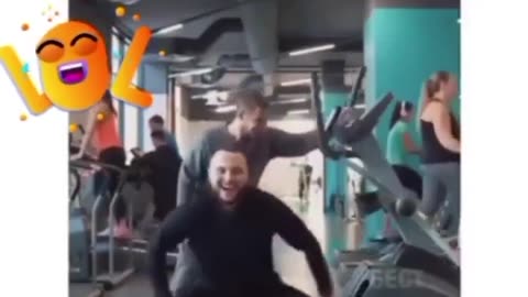 Wait for end most funny video 2023 : gym lovers : gym funny video