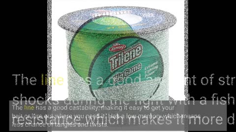 Buyer Comments: Berkley Trilene Big Game, Green, 10lb 1371m Monofilament Fi...