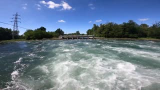 4K Drone footage amazing waterfalls