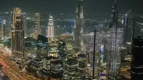 Megical Vibes at Night Dubai