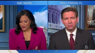 Republican Presidential Candidate Ron DeSantis Discusses Israel-Palestine On NBC's Meet The Press