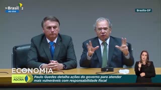 DISCURSO DO PRESIDENTE E GUEDES FICA