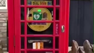 Phone Booths Converted into Defibrillation Station