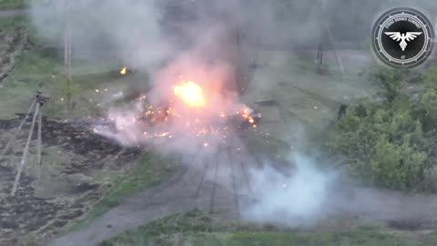 Russian tank + Ukrainian FPV = powerful explosion Strike Drones Company