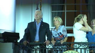 Hunter Biden catches Fourth of July fireworks show with family on White House balcony